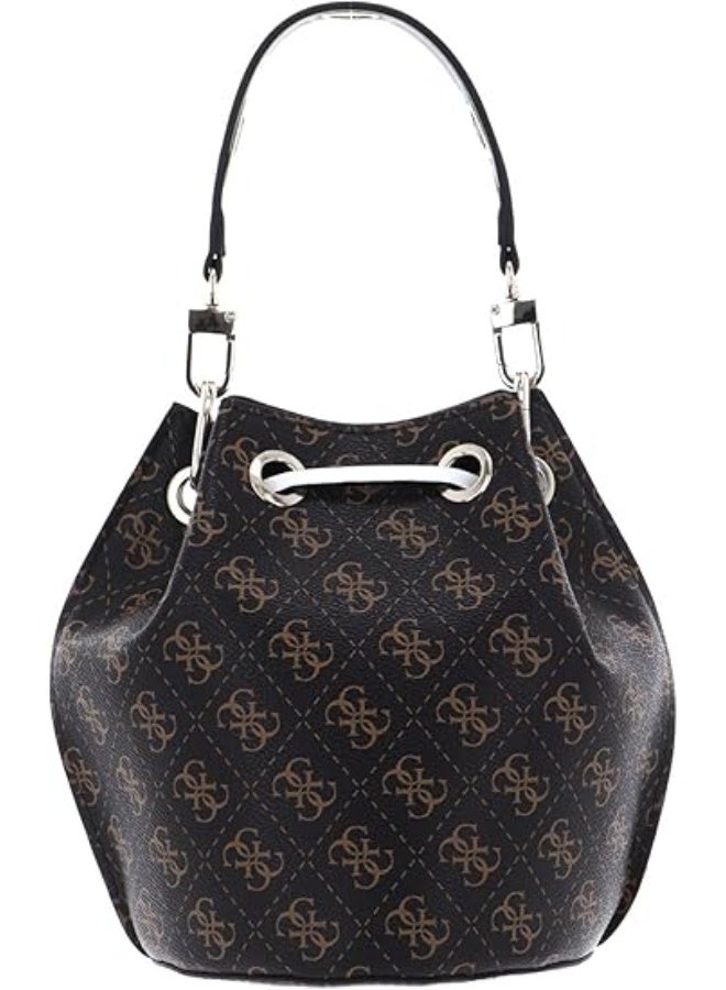 Guess Washington Mini Handbag – Black & Brown, Stylish Everyday Design - Image 3